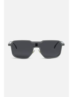 Snitch - Full Rim Rectangle Black Sunglasses (SN0130-02)
