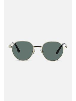 Snitch - Round Full Rim Green Sunglasses (SN0140-02)