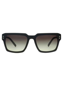 Tommy Hilfiger - Smoke Olive Lens Square Sunglasses With UV Protection (TH 8008 C3 Mbksign-19 54) (54)