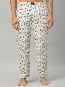 Urban Scottish - Men Multi Color Stylish Print and Convenient Side Pockets Lounge Pant