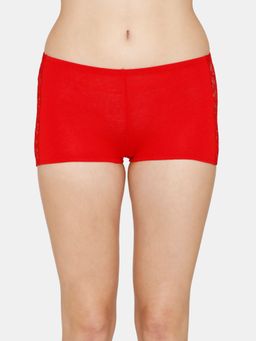 Zivame - Low Rise Full Coverage Boyshort - Barbados Cherry