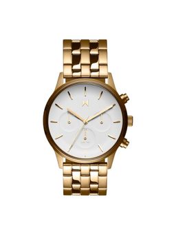 MVMT - Duet Dual Time White Round Dial Womens Watch - 28000062-D