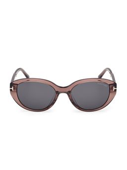 Tom Ford Eyewear - Grey Acetate Women Butterfly Sunglass (FT1246-K 54 45A) (54)