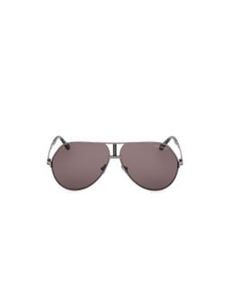 Tom Ford Eyewear - Grey Metal Men Navigator Sunglass (FT1281 63 08A) (63)