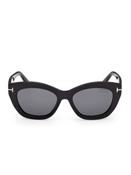 Tom Ford Eyewear - Grey Acetate Women Butterfly Sunglass (FT1285 53 01D) (53)