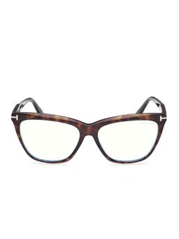 Tom Ford Eyewear - Brown Acetate Women Cat Eye Frame (FT6064-B 56 052) (56)