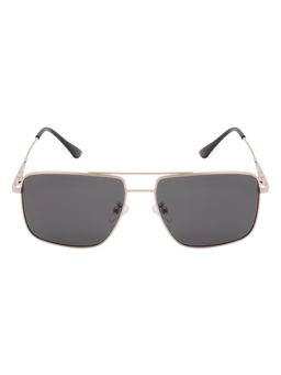 GOLDBERG - Grey Unisex Aviator Sunglass (GB-1052_C3)