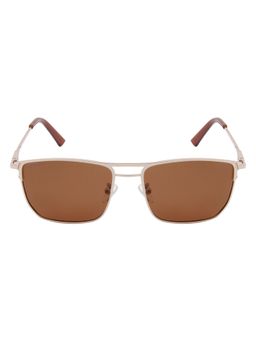 GOLDBERG - Brown Unisex Aviator Sunglass (GB-1069_C3)