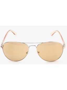 Kenneth Cole - Peach Metal Aviator Sunglass (KC1279 57 32G) (57)