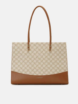 U.S. POLO ASSN. - Women Bella 2.0 Beige Tote Bag (L)