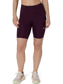 ASICS - Road High Waist 8In Sprinter Maroon Shorts