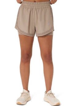 ASICS - Nagino Run 2-N-1 Beige Shorts