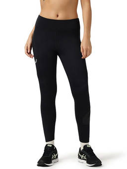 ASICS - Asymmetric Graphic Ankle Black Tights