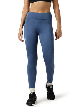 ASICS - Asymmetric Graphic Ankle Blue Tights