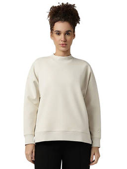 ASICS - Snap Inseam Pull Over Grey Sweatshirt