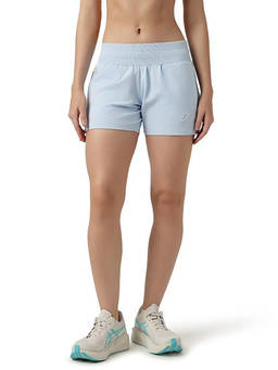 ASICS - Rib Waist Mid Blue Shorts