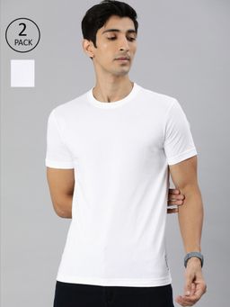 Levi's - Men Ultra-soft Cotton 300 Ls Classic Round Neck T-shirt (pack Of 2) Multi-Color