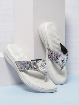 Indifeet - Blue Comfortable & Fancy EVA Sandals Traditional Design