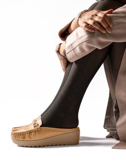 Indifeet - Stylish and Comfortable Camel Brown Slip On Loafers