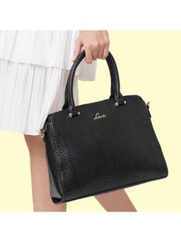 Lavie - Ushycroc Satchel For Women (Black) (Free Size)