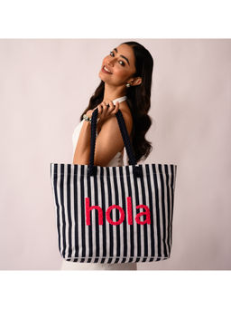 Earth Bags - Hola Oversized Multi-Purpose Tote Bag & Detachable Pouch Multi-Color