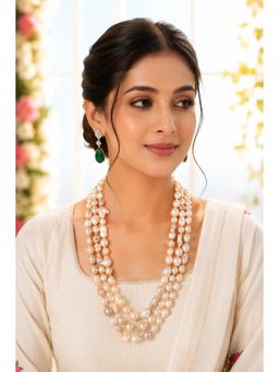 VIVINIA By Vidhi Mehra - Baroque Pearl Layered Necklace