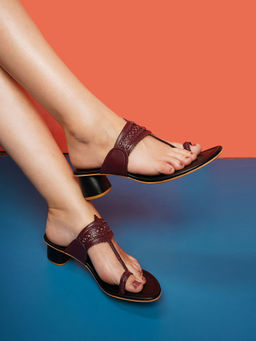 Chaal Chalan - Maroon Neriah Heels