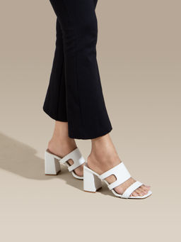 Chaal Chalan - White Alyssa Heels