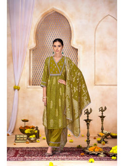 BulBul - Rashmi Green Kurta And Pant With Dupatta