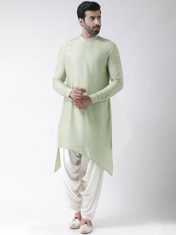 KISAH - Men Mint Green Kurta Patiala (Set of 2)