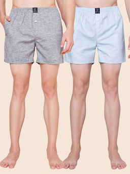 Urban Scottish - Multi-Color Printed Cotton Regular Boxers (Pack of 2)