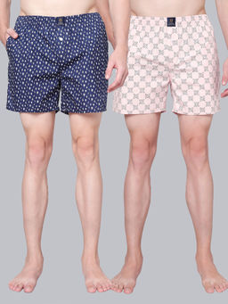 Urban Scottish - Multi-Color Printed Cotton Regular Boxers (Pack of 2)