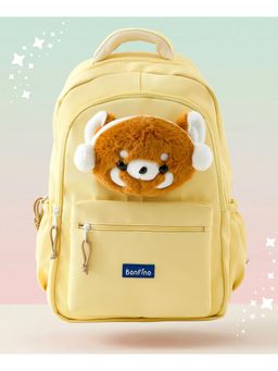Bonfino - Bear Friend School Backpack - Brown