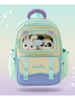 Bonfino - Premium Kids School Backpack with Plush Window - Multi-Color