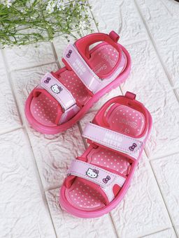 Kidsville - Hello Kitty Printed Pink Sandals for Girls