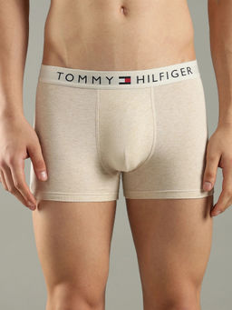 Tommy Hilfiger - Olive Solid Low Rise Trunks - Pack Of 3