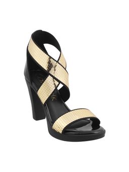Catwalk - Cross-strap Shimmer Sandals