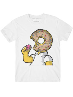 THREADCURRY - Mmmm.. Donut Creative Graphic Printed T-shirt For Men