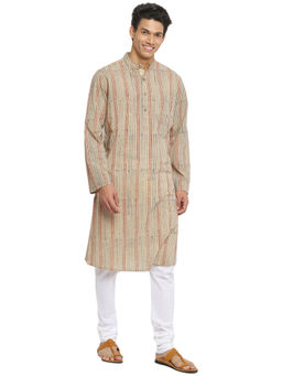 Fabindia - Cotton Slim Fit Long Kurta