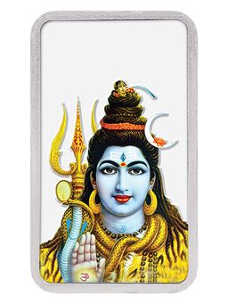 Kundan - 20 gm (999.9) Shiv Ji Silver Colour Bar
