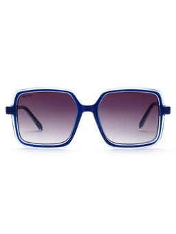 Scott Sunglasses - Women UV Protected Square Blue Lens Gradient Sunglasses (52)