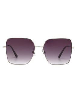 French Connection - Women UV Protected Square Grey Lens Gradient Sunglasses (58)