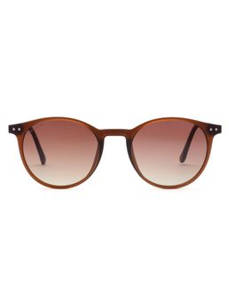 Scott Sunglasses - Unisex UV Protected Round Brown Lens Gradient Sunglasses (48)