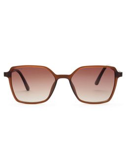 Scott Sunglasses - Unisex UV Protected Square Brown Lens Gradient Sunglasses (50)