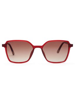 Scott Sunglasses - Unisex UV Protected Square Brown Lens Gradient Sunglasses (50)