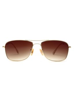 French Connection - Men UV Protected Square Brown Lens Gradient Sunglasses (58)