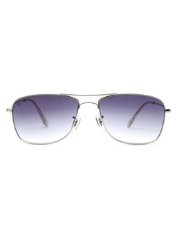 French Connection - Men UV Protected Square Grey Lens Gradient Sunglasses (58)
