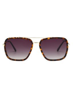 French Connection - Men UV Protected Square Purple Lens Gradient Sunglasses (57)