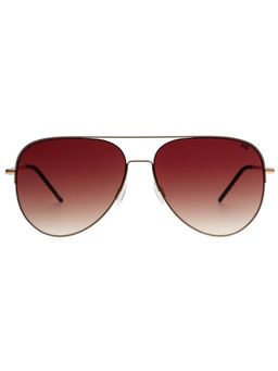 French Connection - Men UV Protected Aviator Brown Lens Gradient Sunglasses (60)