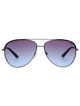 French Connection - Men UV Protected Aviator Grey Lens Smoke Sunglasses (61)